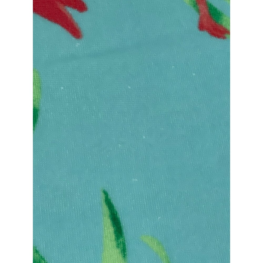 Blue Pink Flamingo Large Beach Towel Tropical Palm Leaf Pool Bath Cotton READ - Picture 12 of 16